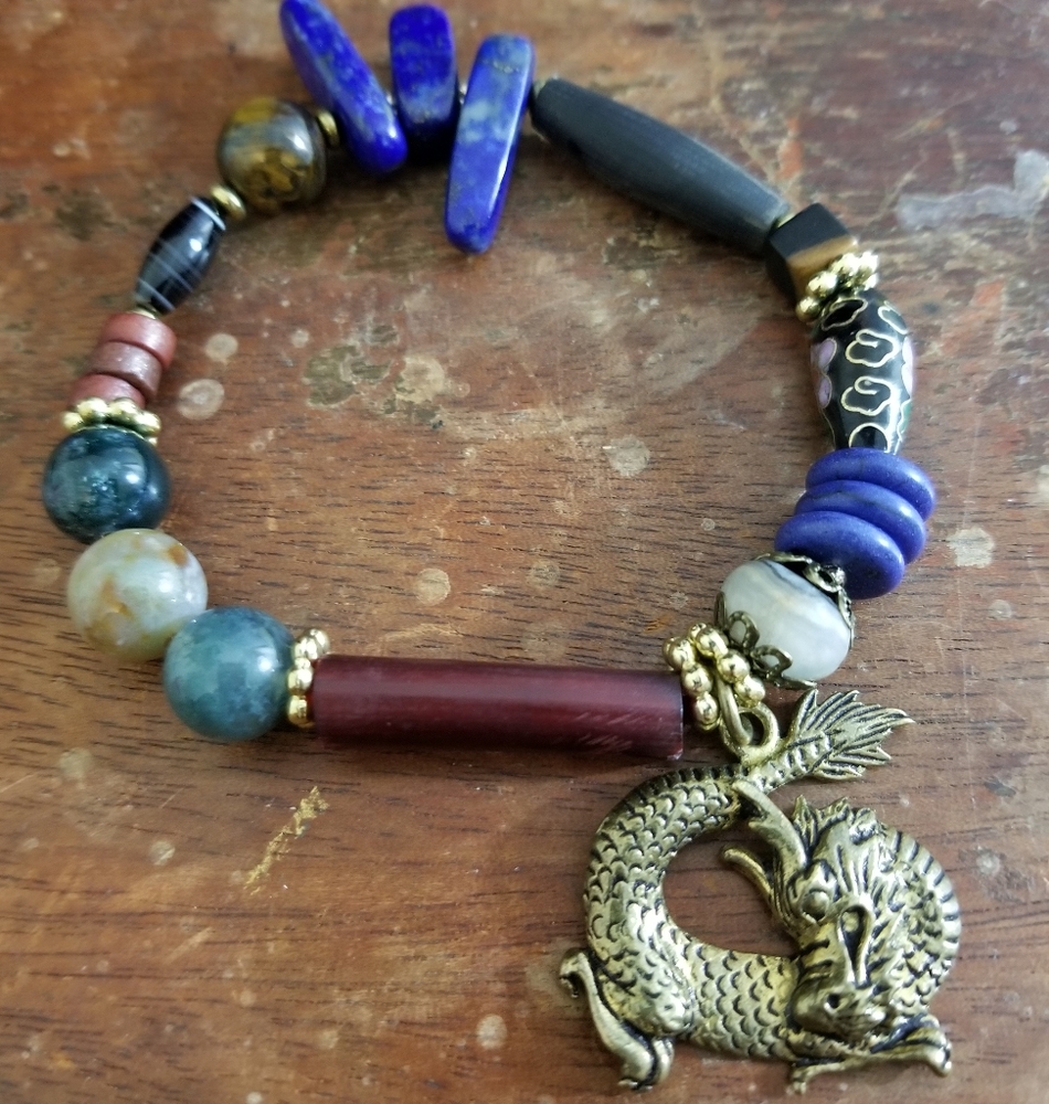 Handcrafted beaded bracelet
